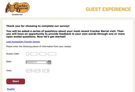 CrackerbarrelSurvey.com – Win $100 Gift card